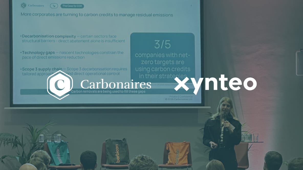 Carbonaires and Xynteo partnership event at the Barbican, London