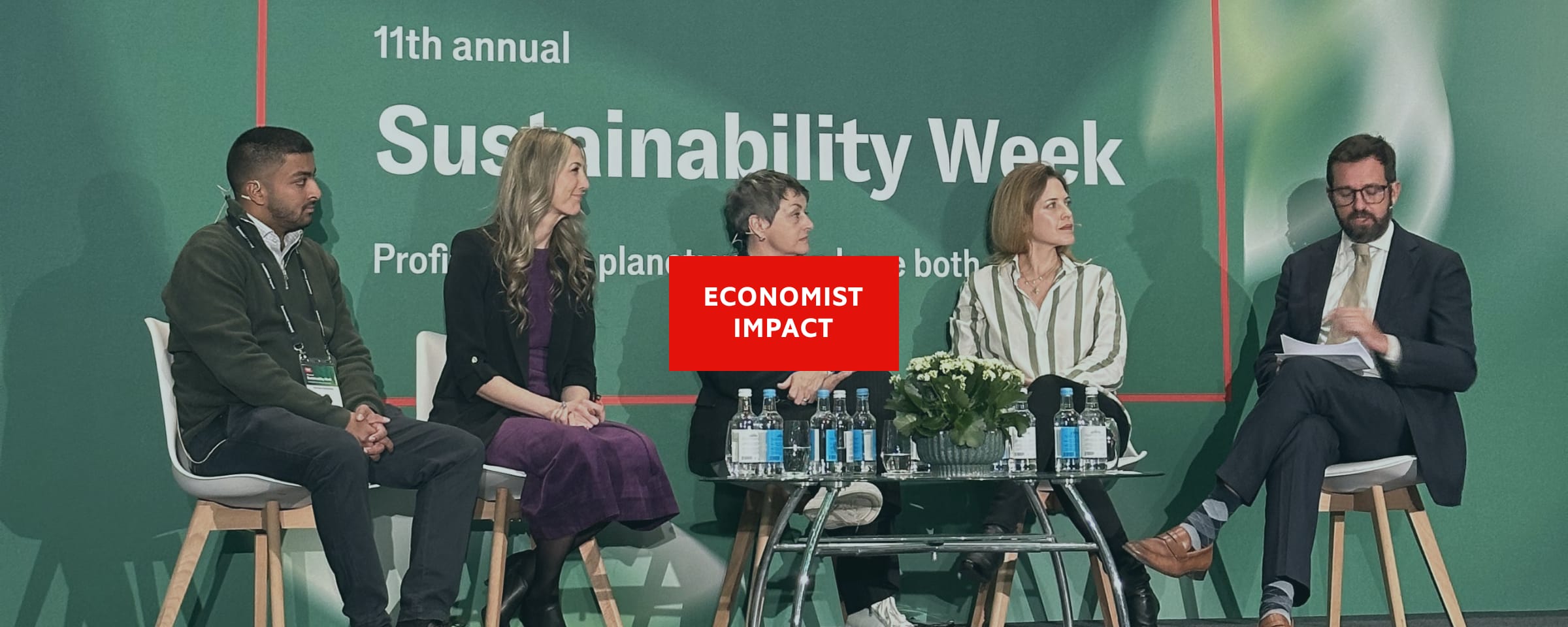 Panel discussion at the Economist Impact 11th Annual Sustainability Week, InterContinental London