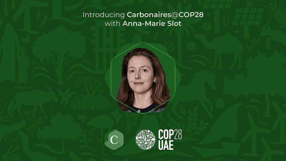 Introducing Carbonaires@COP28 with Anna‑Marie Slot