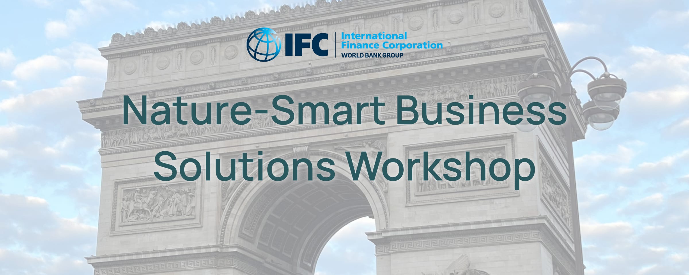 Nature-Smart Business Solutions Workshop — IFC World Bank Group, Paris